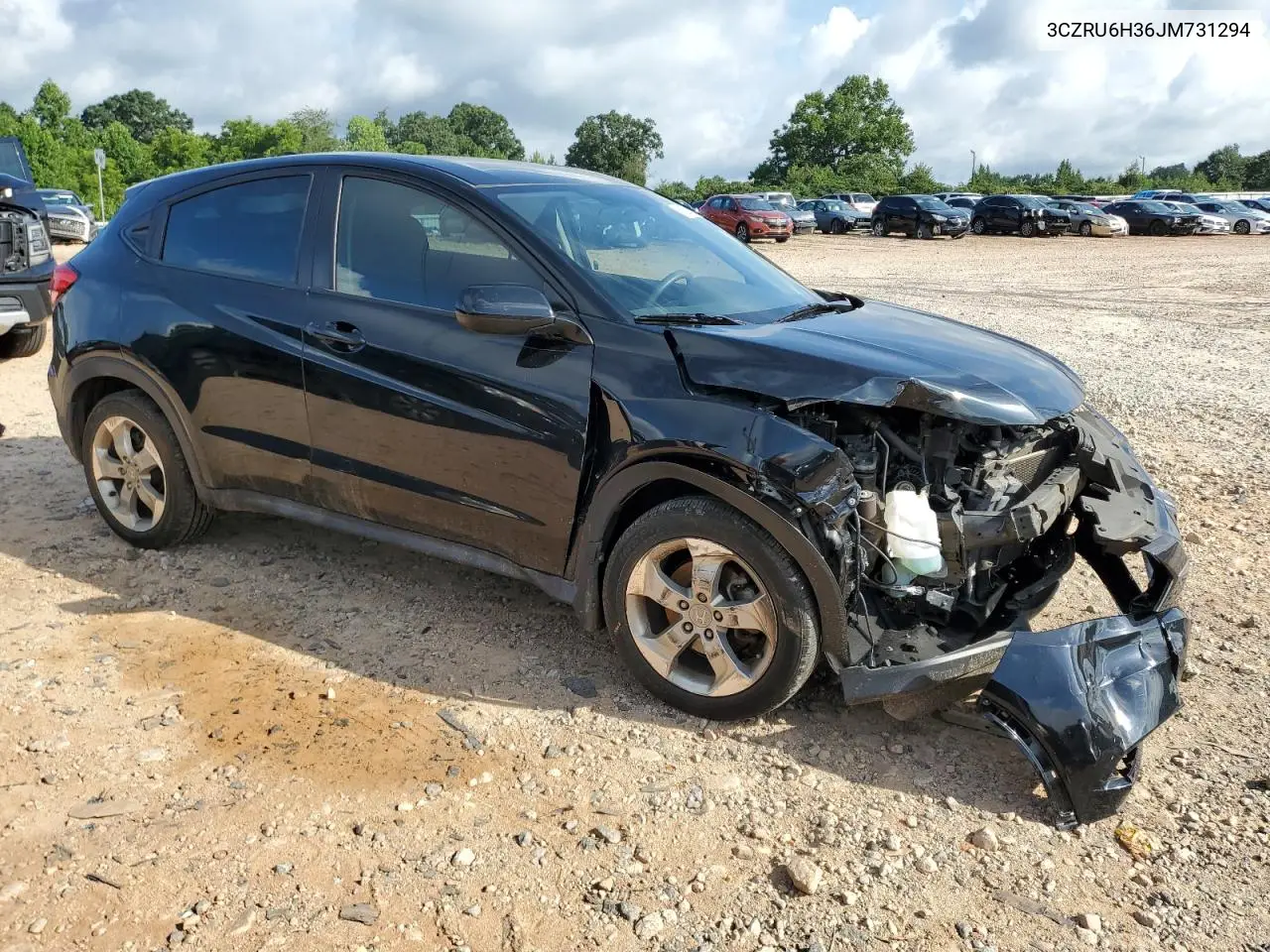 2018 Honda Hr-V Lx VIN: 3CZRU6H36JM731294 Lot: 65200465