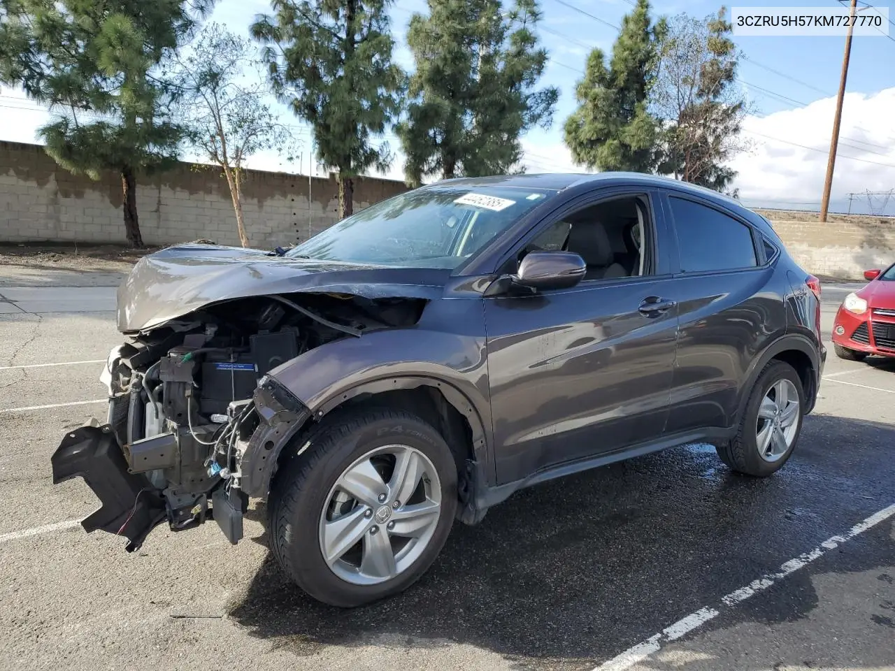 2019 Honda Hr-V Ex VIN: 3CZRU5H57KM727770 Lot: 44462385