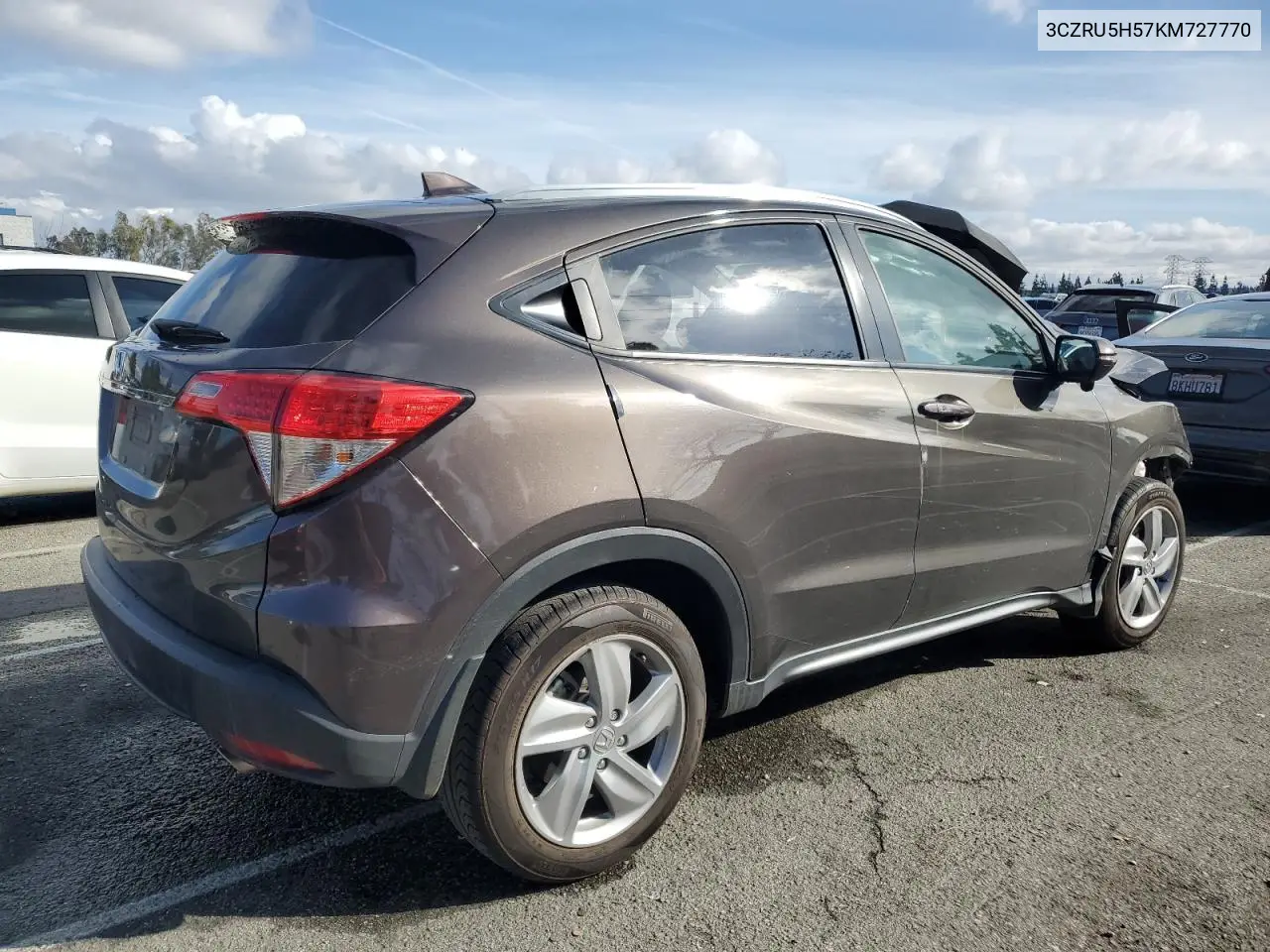 2019 Honda Hr-V Ex VIN: 3CZRU5H57KM727770 Lot: 44462385