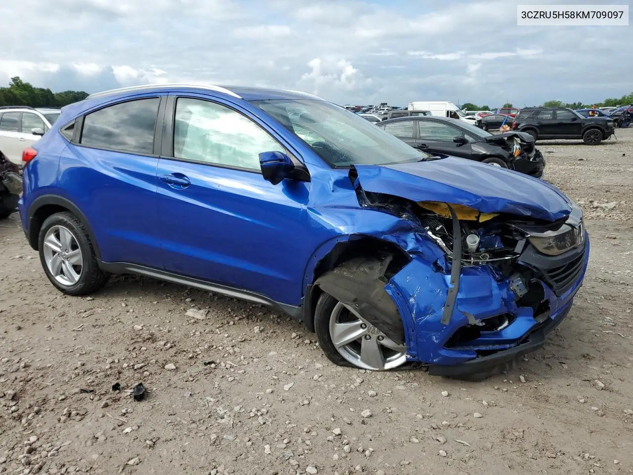 2019 Honda Hr-V Ex VIN: 3CZRU5H58KM709097 Lot: 56590455