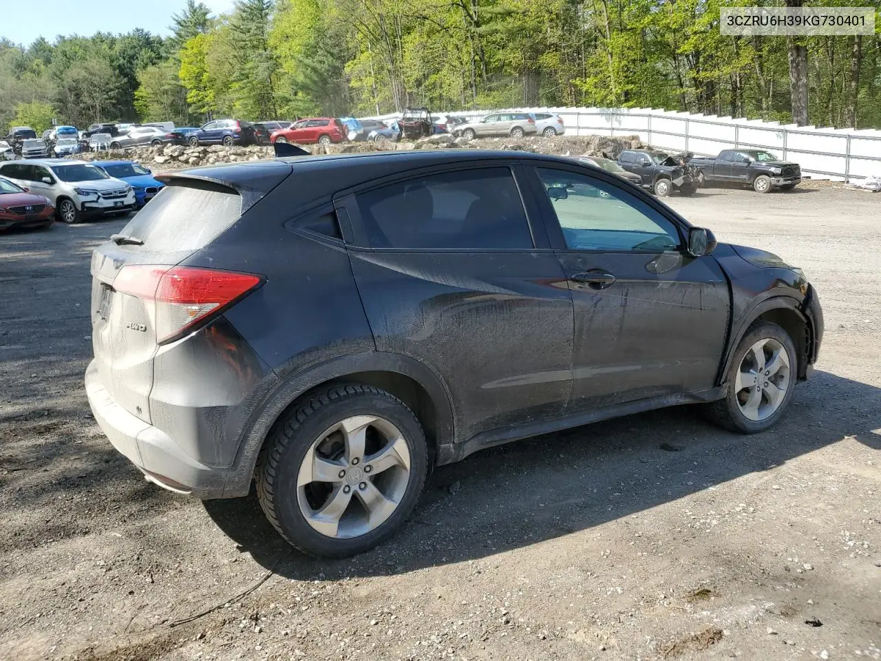 2019 Honda Hr-V Lx VIN: 3CZRU6H39KG730401 Lot: 56830325