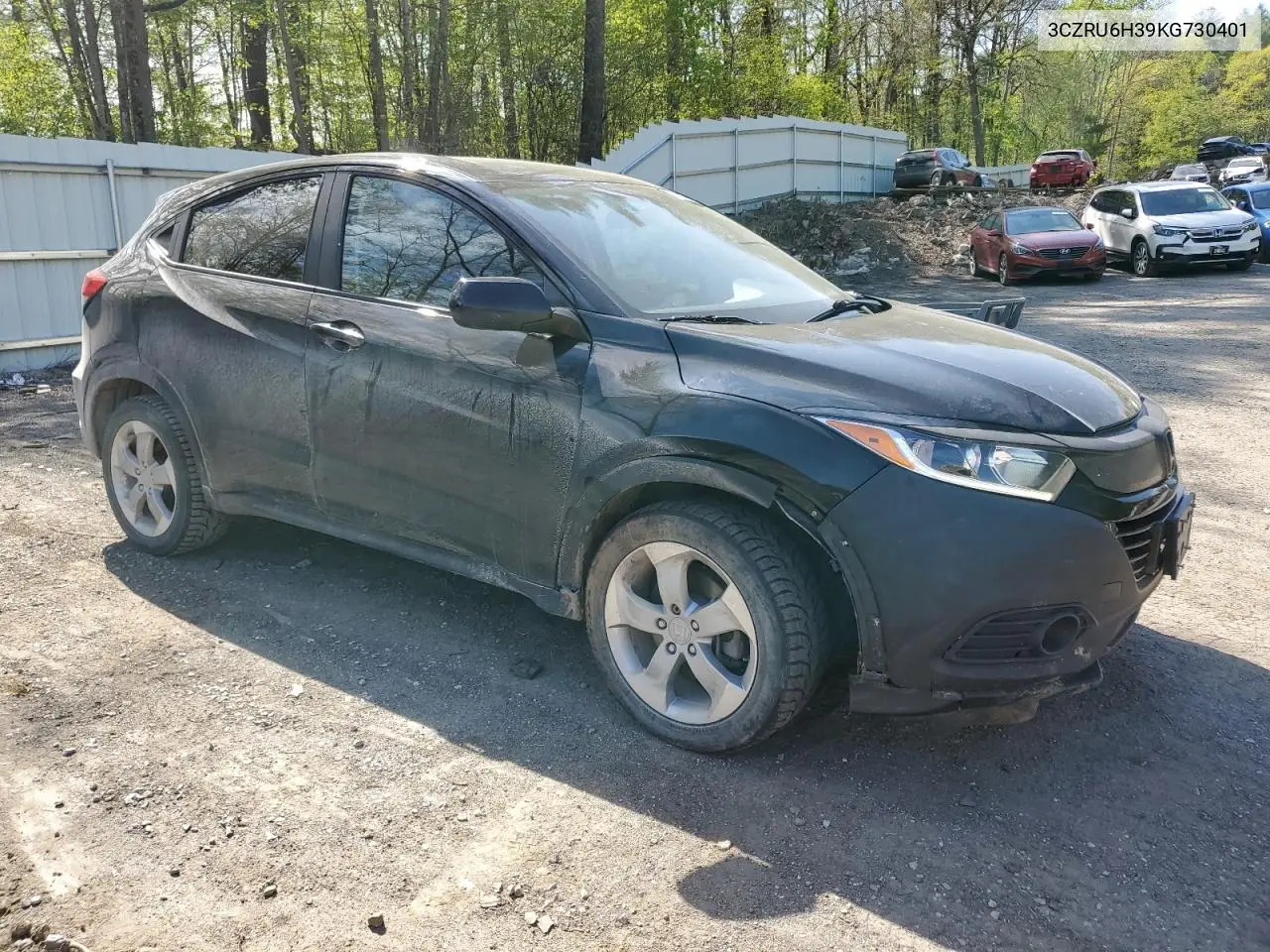 2019 Honda Hr-V Lx VIN: 3CZRU6H39KG730401 Lot: 56830325