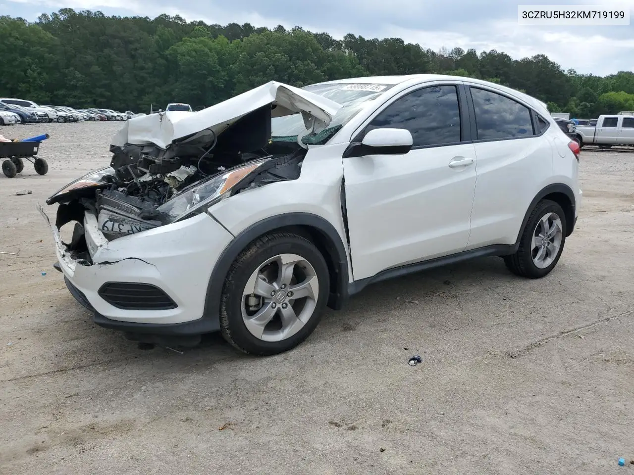 2019 Honda Hr-V Lx VIN: 3CZRU5H32KM719199 Lot: 56868715