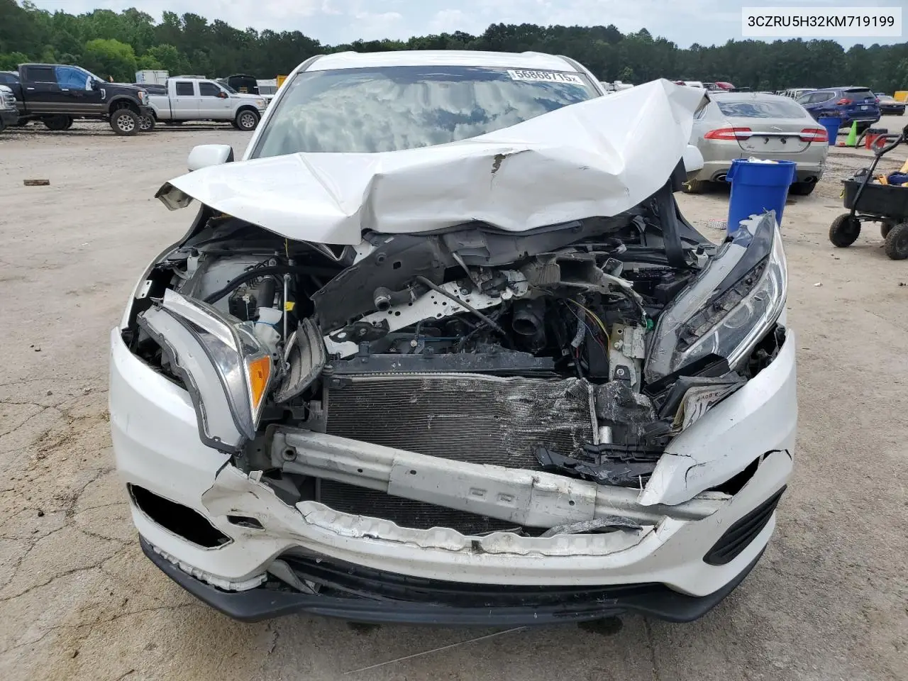 2019 Honda Hr-V Lx VIN: 3CZRU5H32KM719199 Lot: 56868715