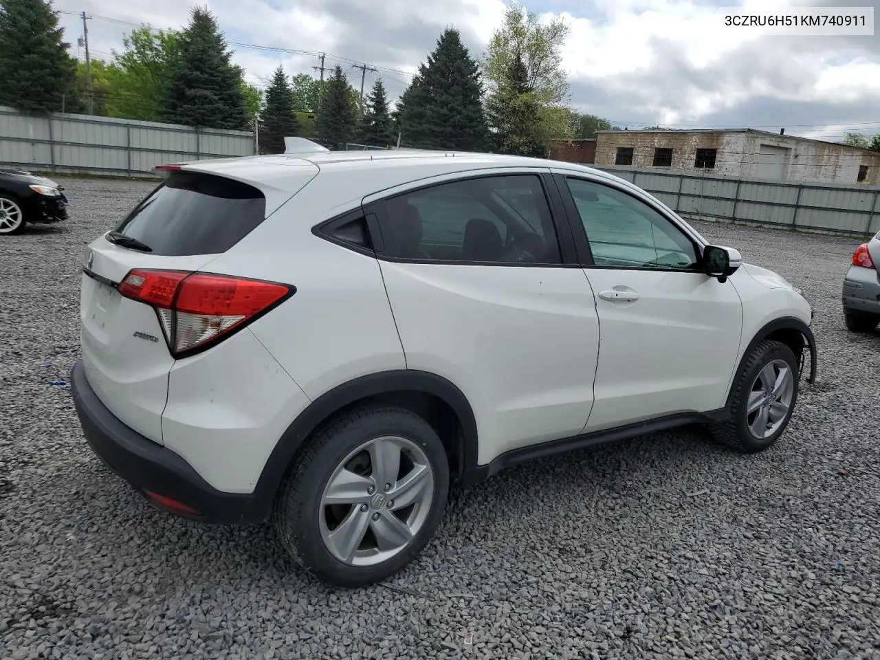 2019 Honda Hr-V Ex VIN: 3CZRU6H51KM740911 Lot: 56953185
