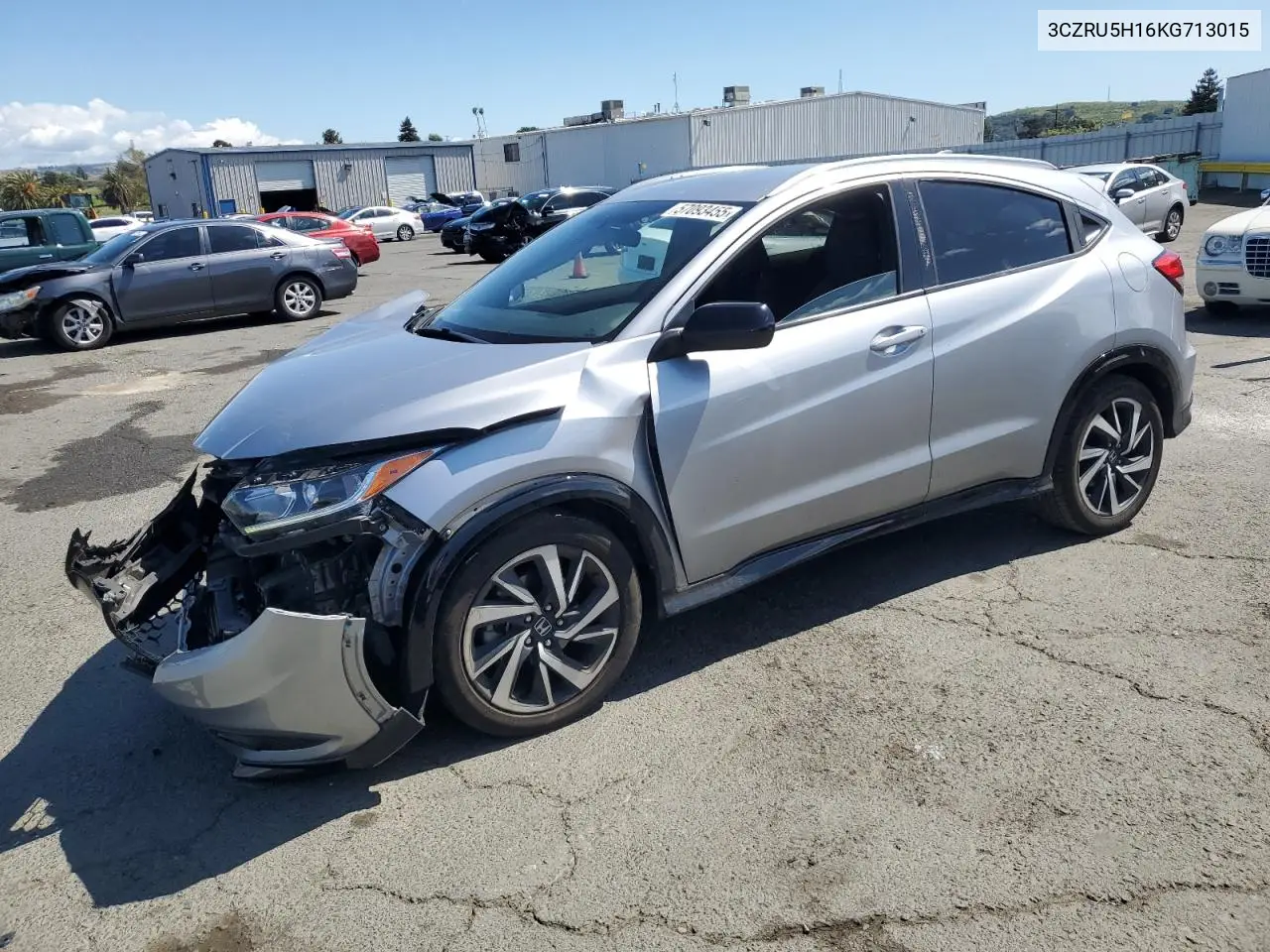 2019 Honda Hr-V Sport VIN: 3CZRU5H16KG713015 Lot: 57093455