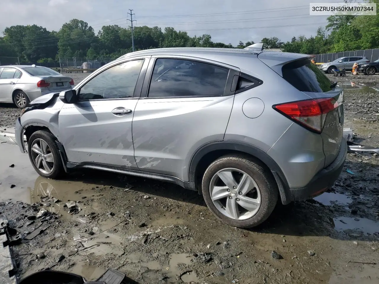 2019 Honda Hr-V Ex VIN: 3CZRU5H50KM707344 Lot: 57182345
