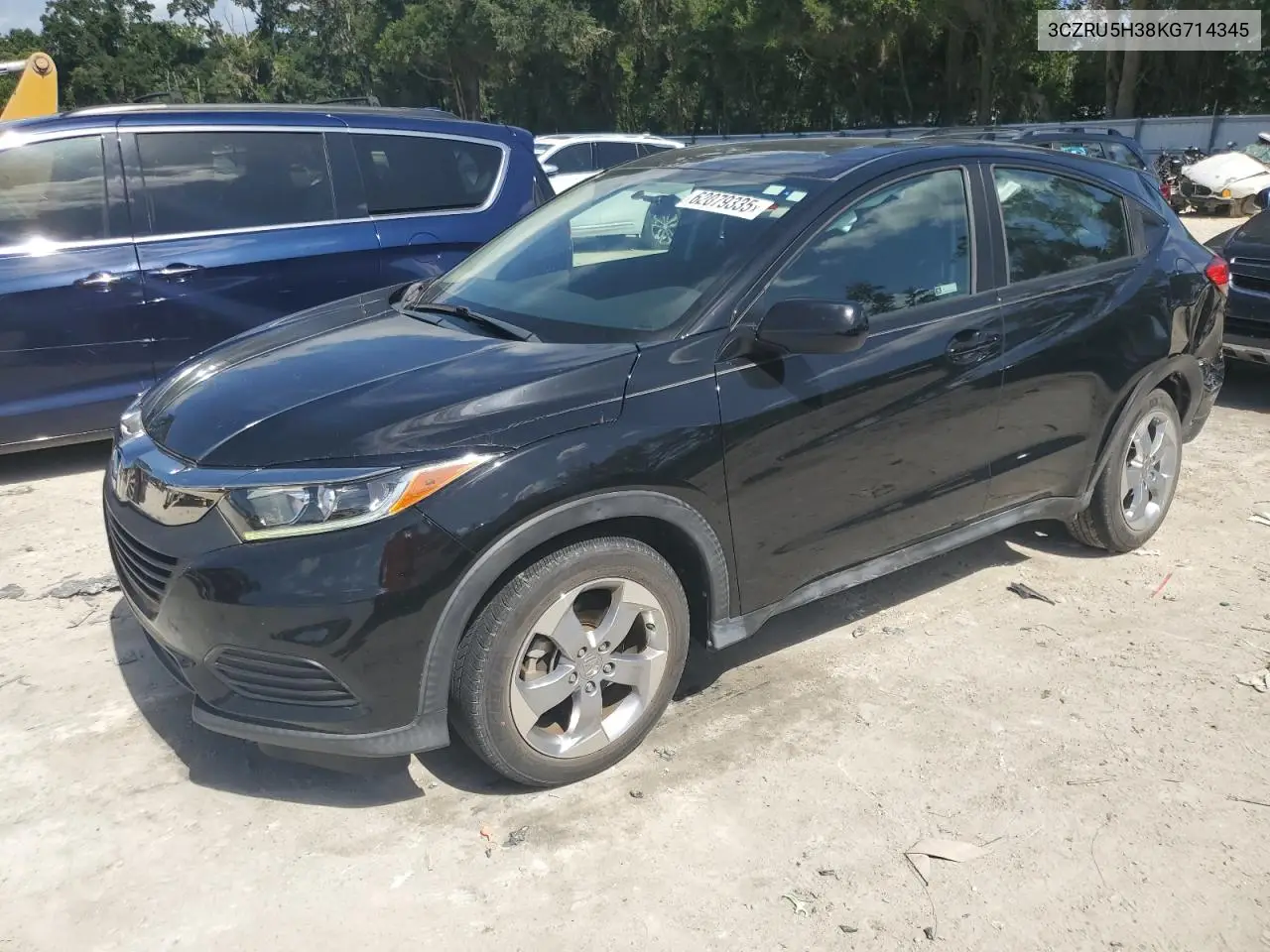 2019 Honda Hr-V Lx VIN: 3CZRU5H38KG714345 Lot: 62079335