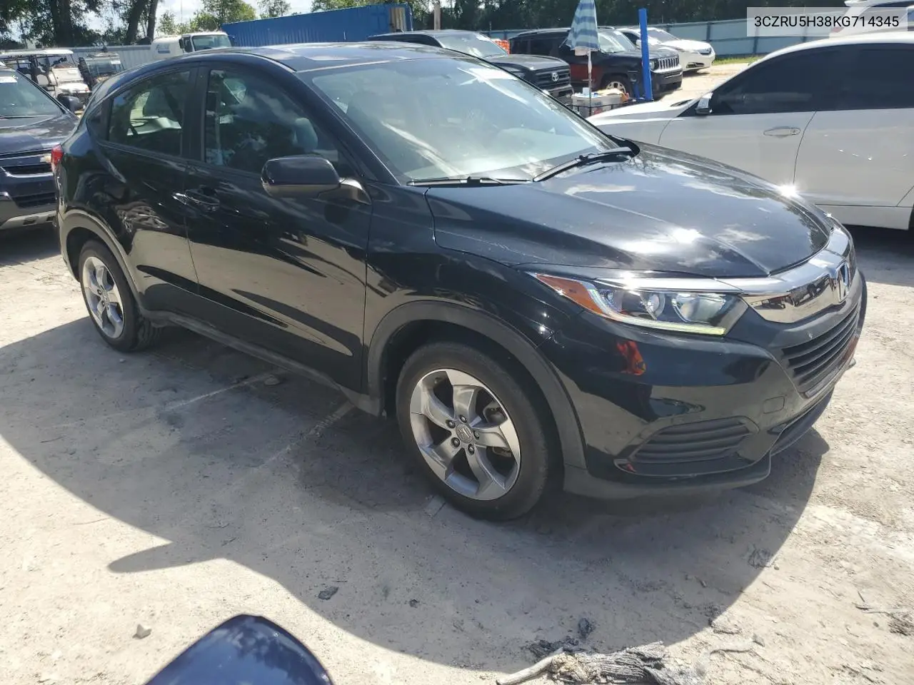 2019 Honda Hr-V Lx VIN: 3CZRU5H38KG714345 Lot: 62079335