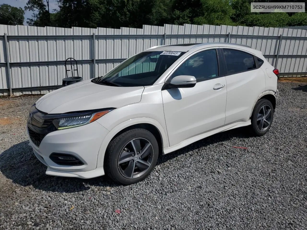 2019 Honda Hr-V Touring VIN: 3CZRU6H99KM710753 Lot: 62288645