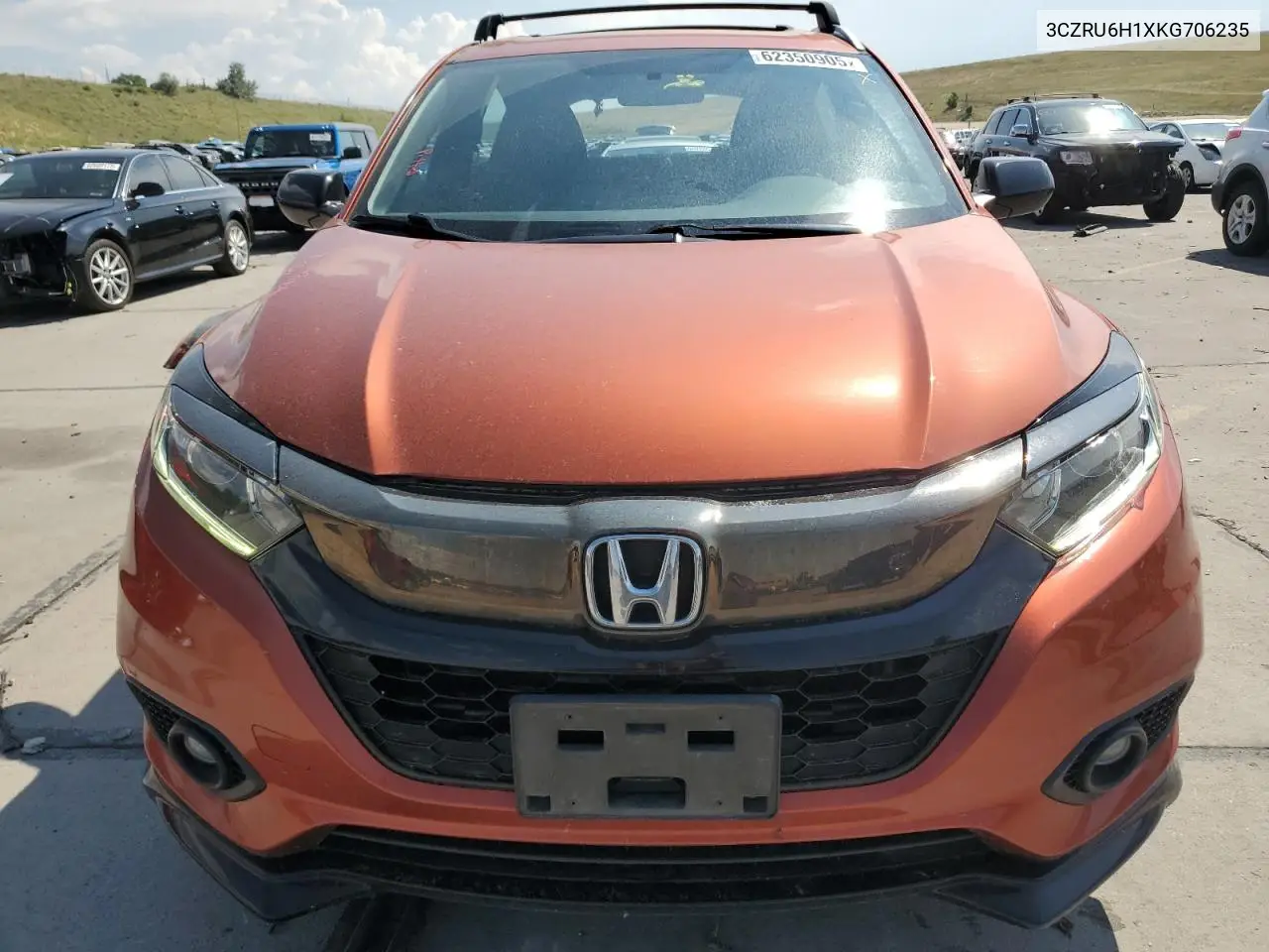 2019 Honda Hr-V Sport VIN: 3CZRU6H1XKG706235 Lot: 62350905