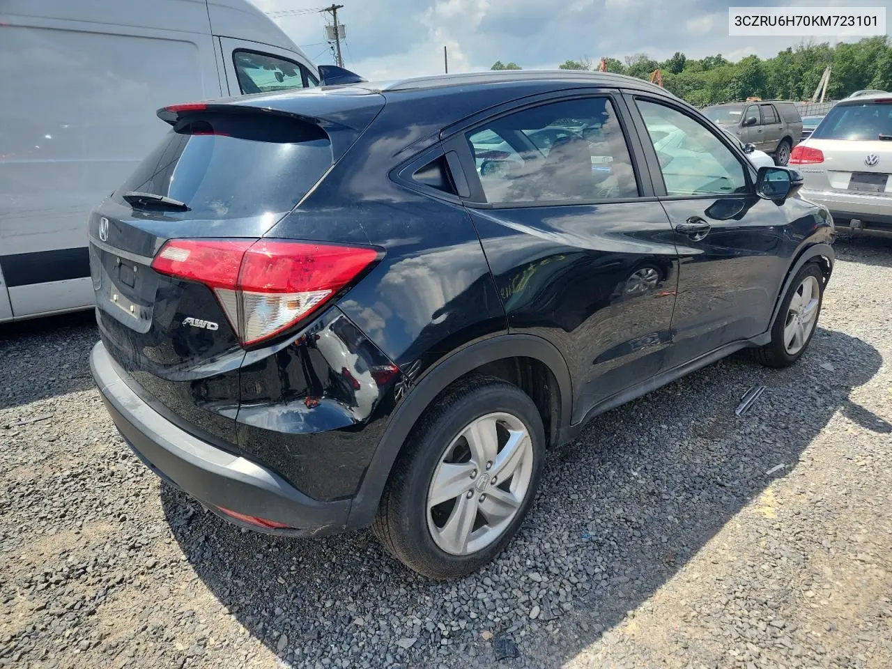 2019 Honda Hr-V Exl VIN: 3CZRU6H70KM723101 Lot: 62539835