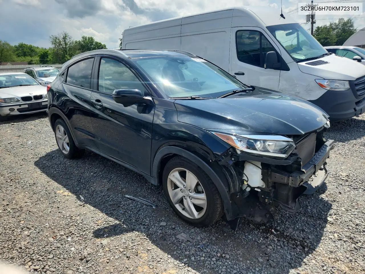 2019 Honda Hr-V Exl VIN: 3CZRU6H70KM723101 Lot: 62539835