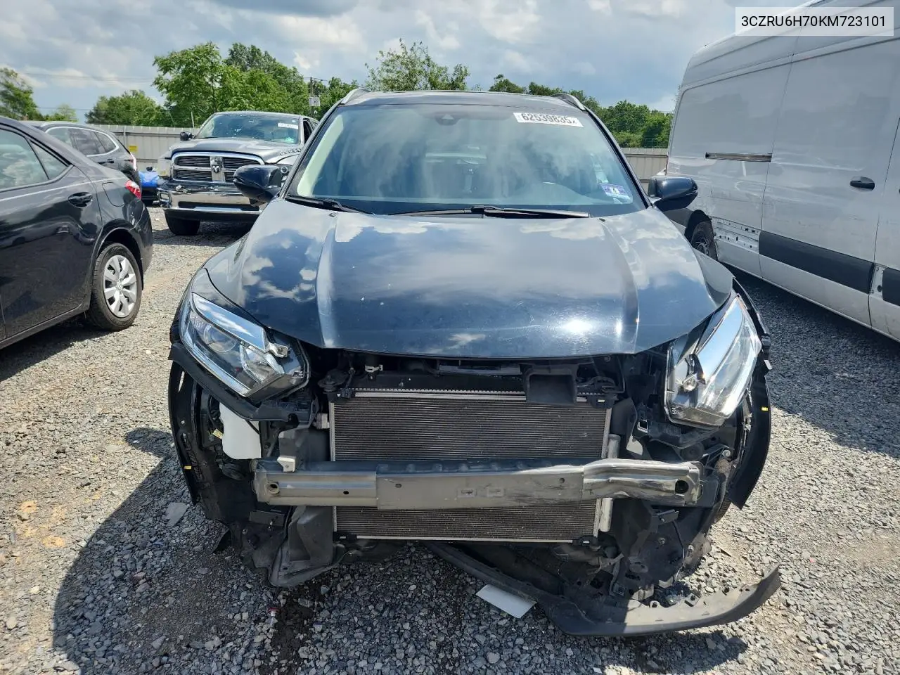 2019 Honda Hr-V Exl VIN: 3CZRU6H70KM723101 Lot: 62539835