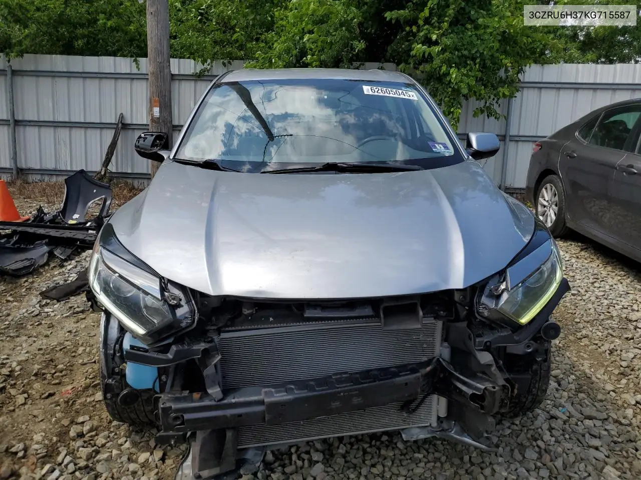 2019 Honda Hr-V Lx VIN: 3CZRU6H37KG715587 Lot: 62605045