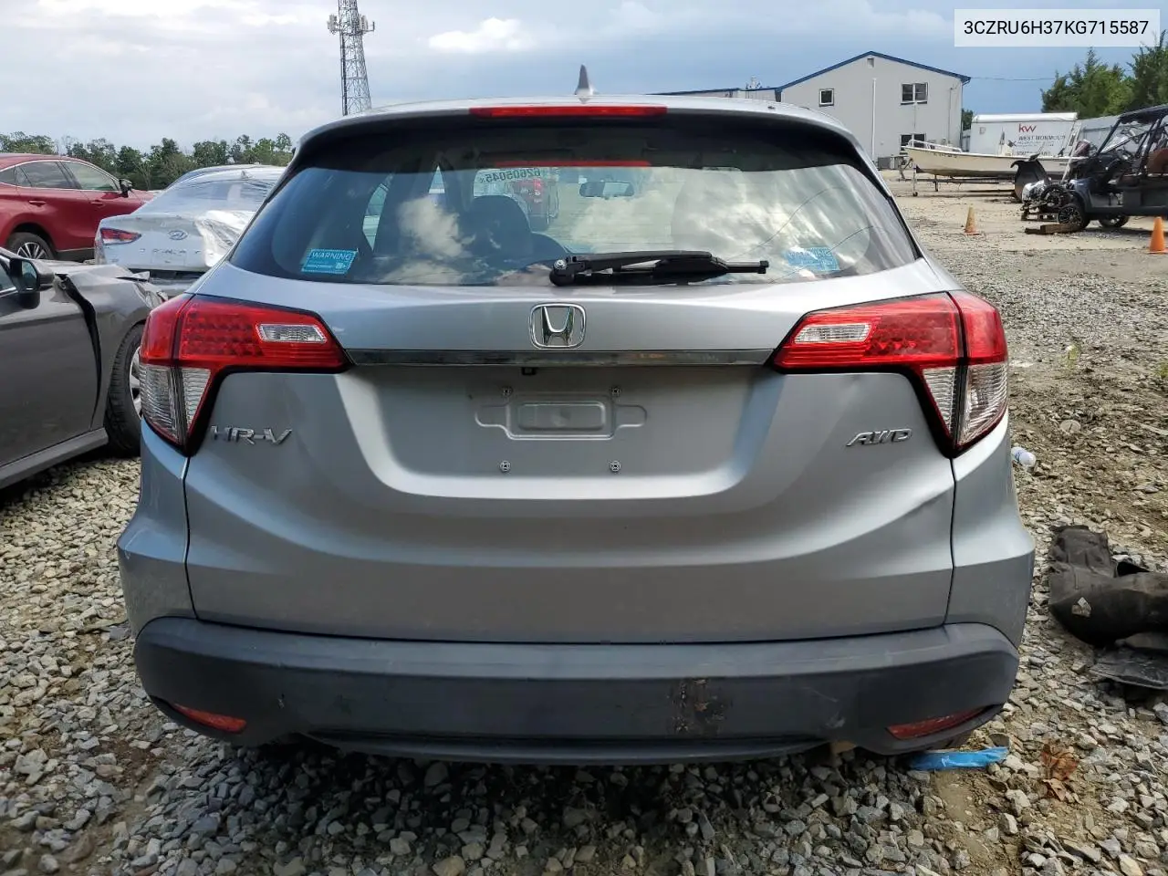 2019 Honda Hr-V Lx VIN: 3CZRU6H37KG715587 Lot: 62605045