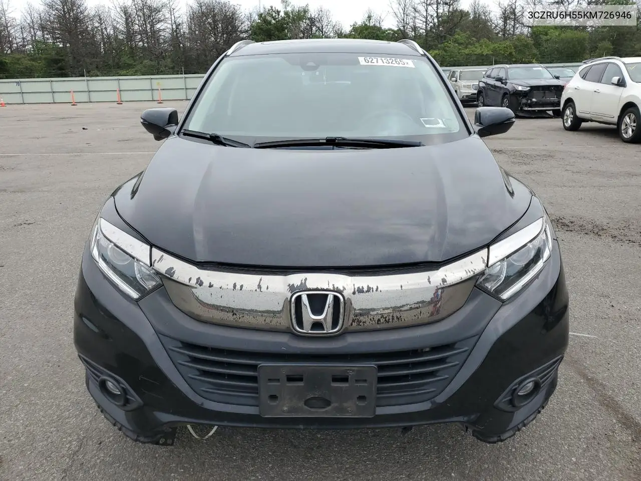 2019 Honda Hr-V Ex VIN: 3CZRU6H55KM726946 Lot: 62713265