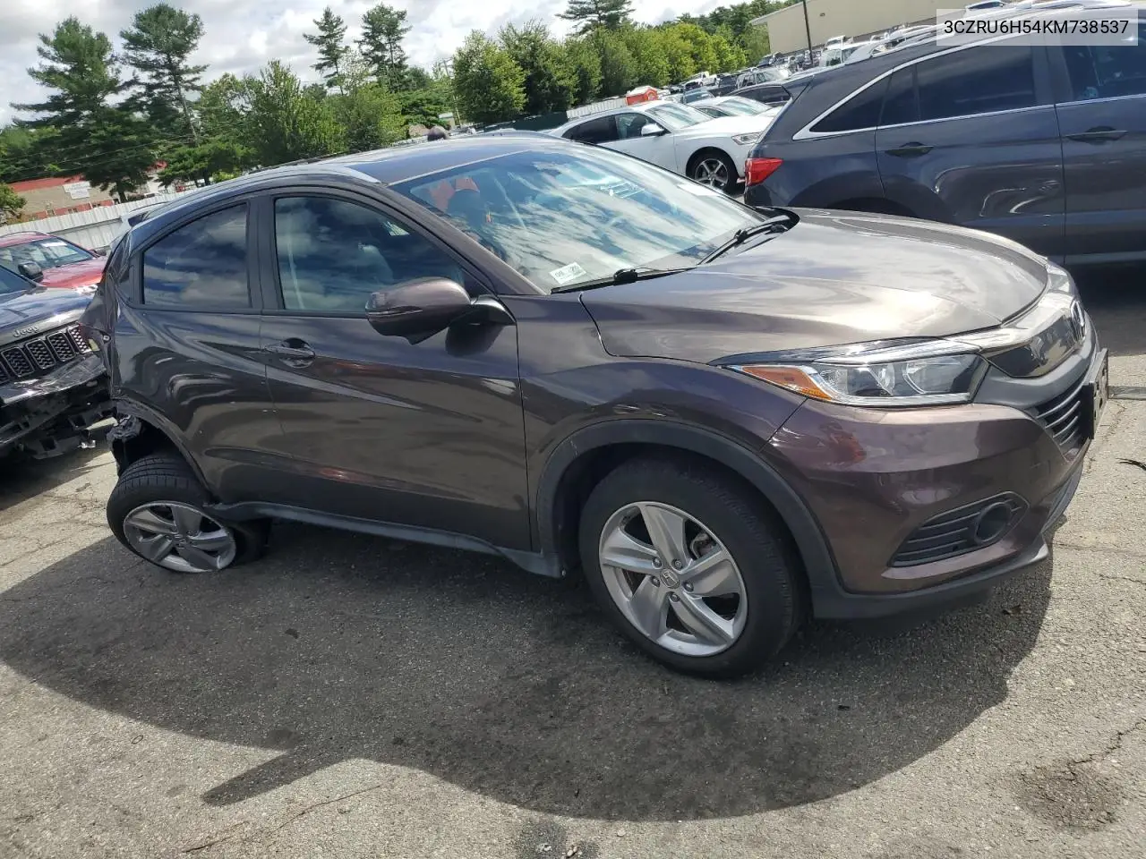 2019 Honda Hr-V Ex VIN: 3CZRU6H54KM738537 Lot: 62728765