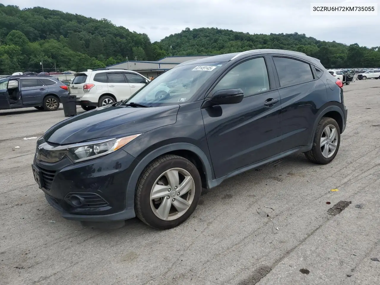 2019 Honda Hr-V Exl VIN: 3CZRU6H72KM735055 Lot: 63149145