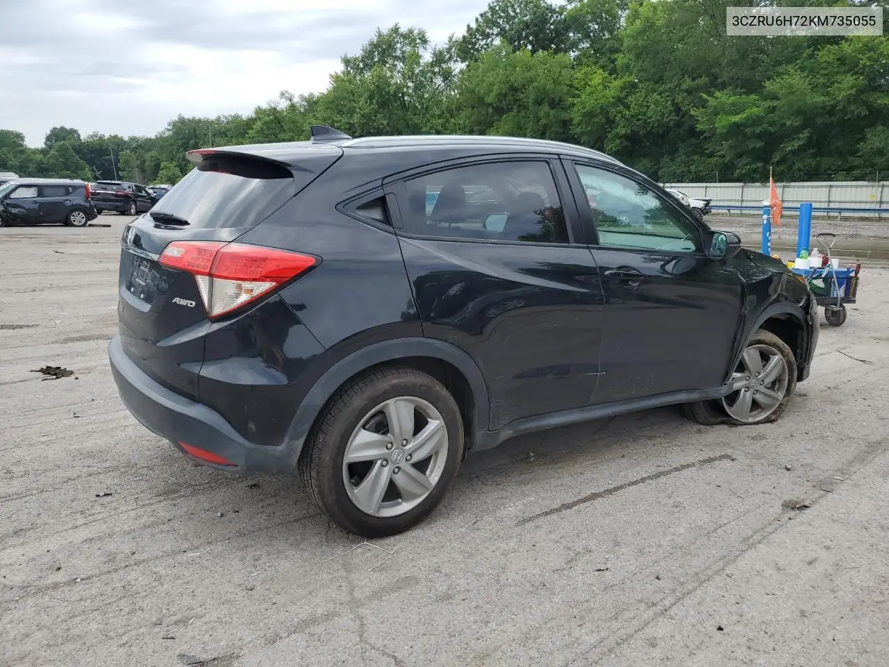 2019 Honda Hr-V Exl VIN: 3CZRU6H72KM735055 Lot: 63149145