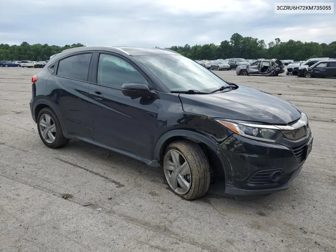 2019 Honda Hr-V Exl VIN: 3CZRU6H72KM735055 Lot: 63149145