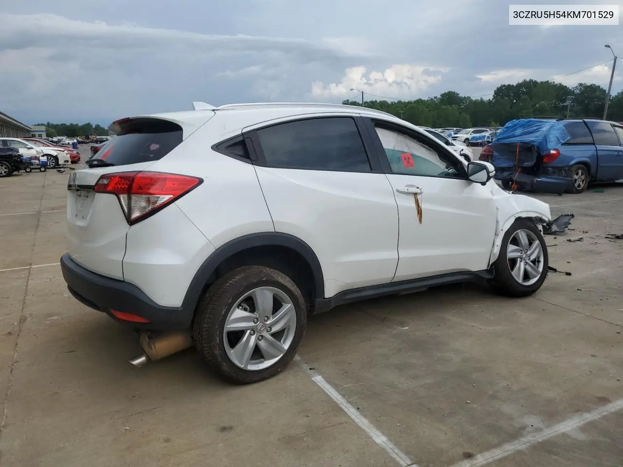 2019 Honda Hr-V Ex VIN: 3CZRU5H54KM701529 Lot: 64956475