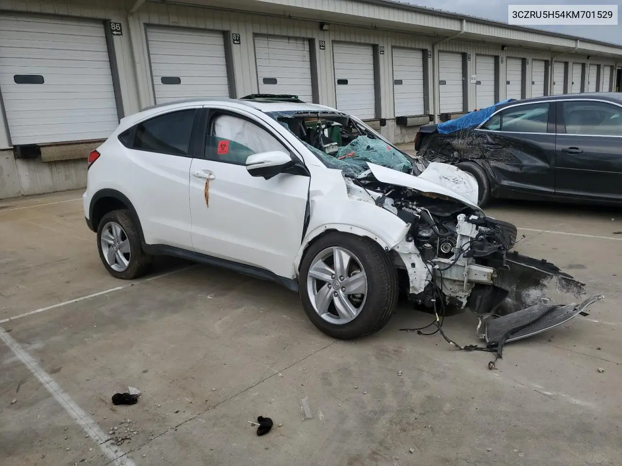 2019 Honda Hr-V Ex VIN: 3CZRU5H54KM701529 Lot: 64956475