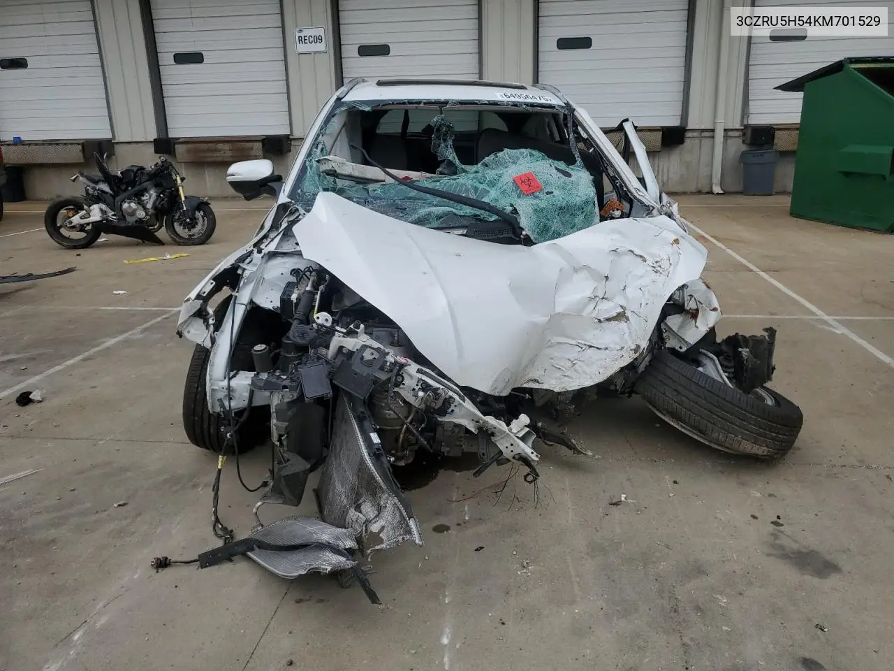 2019 Honda Hr-V Ex VIN: 3CZRU5H54KM701529 Lot: 64956475