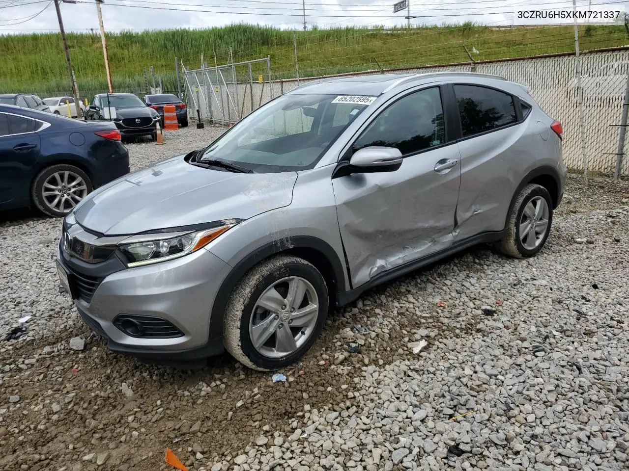 2019 Honda Hr-V Ex VIN: 3CZRU6H5XKM721337 Lot: 65202595