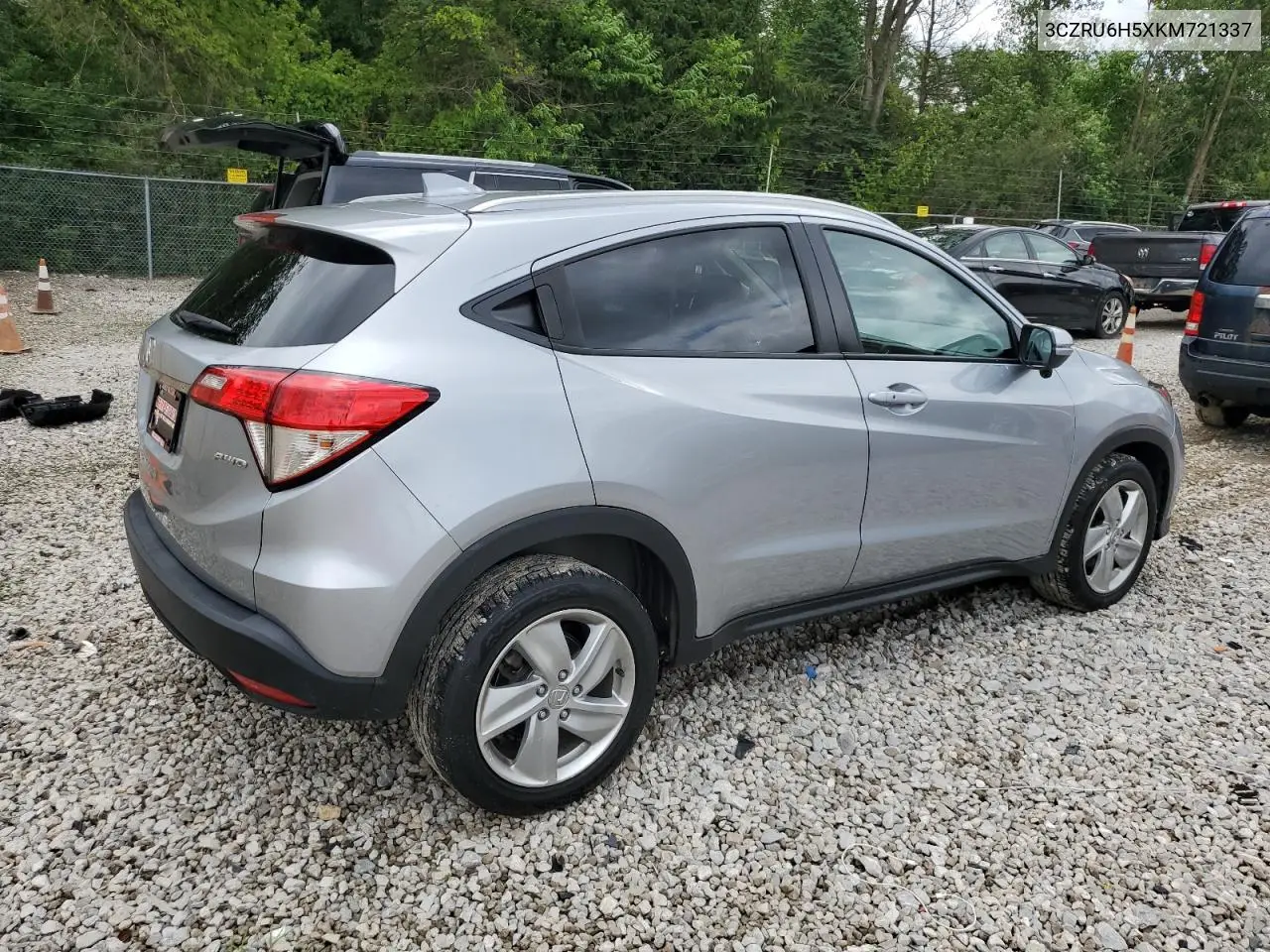 2019 Honda Hr-V Ex VIN: 3CZRU6H5XKM721337 Lot: 65202595
