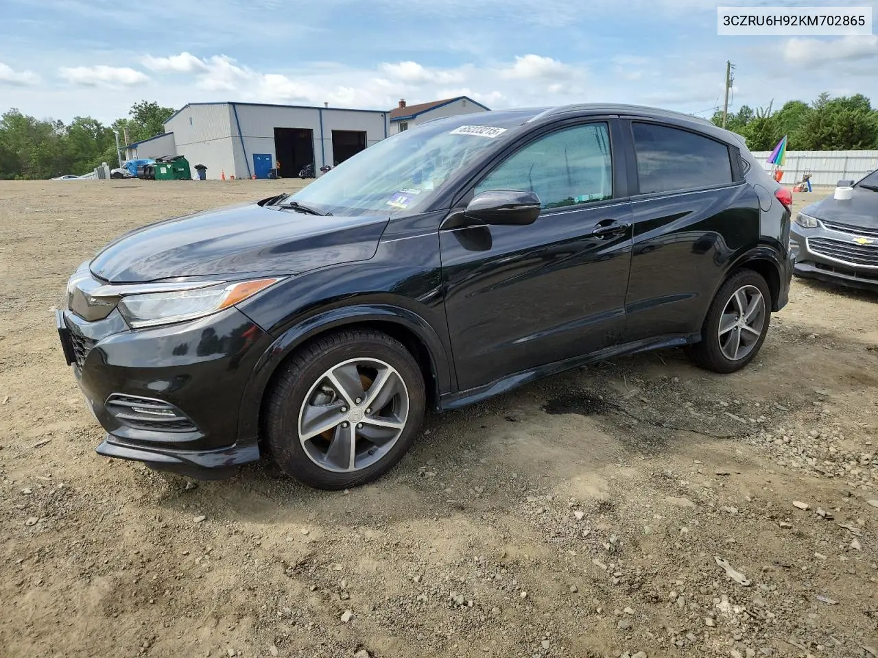 2019 Honda Hr-V Touring VIN: 3CZRU6H92KM702865 Lot: 65223215