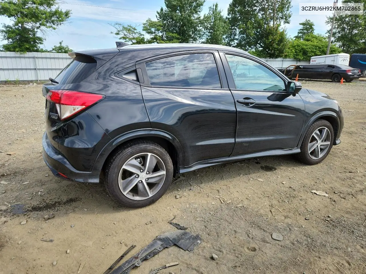 2019 Honda Hr-V Touring VIN: 3CZRU6H92KM702865 Lot: 65223215