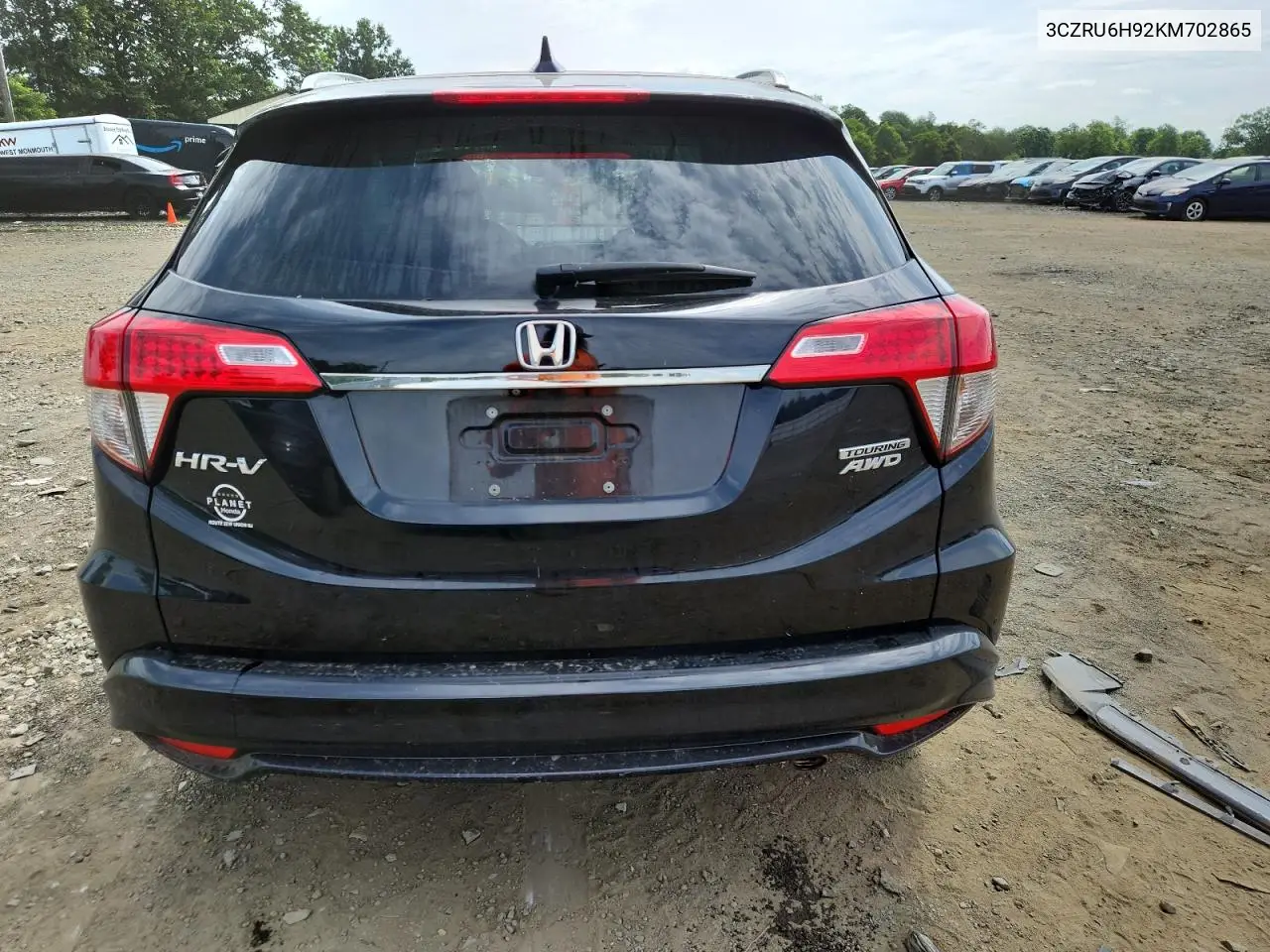 2019 Honda Hr-V Touring VIN: 3CZRU6H92KM702865 Lot: 65223215