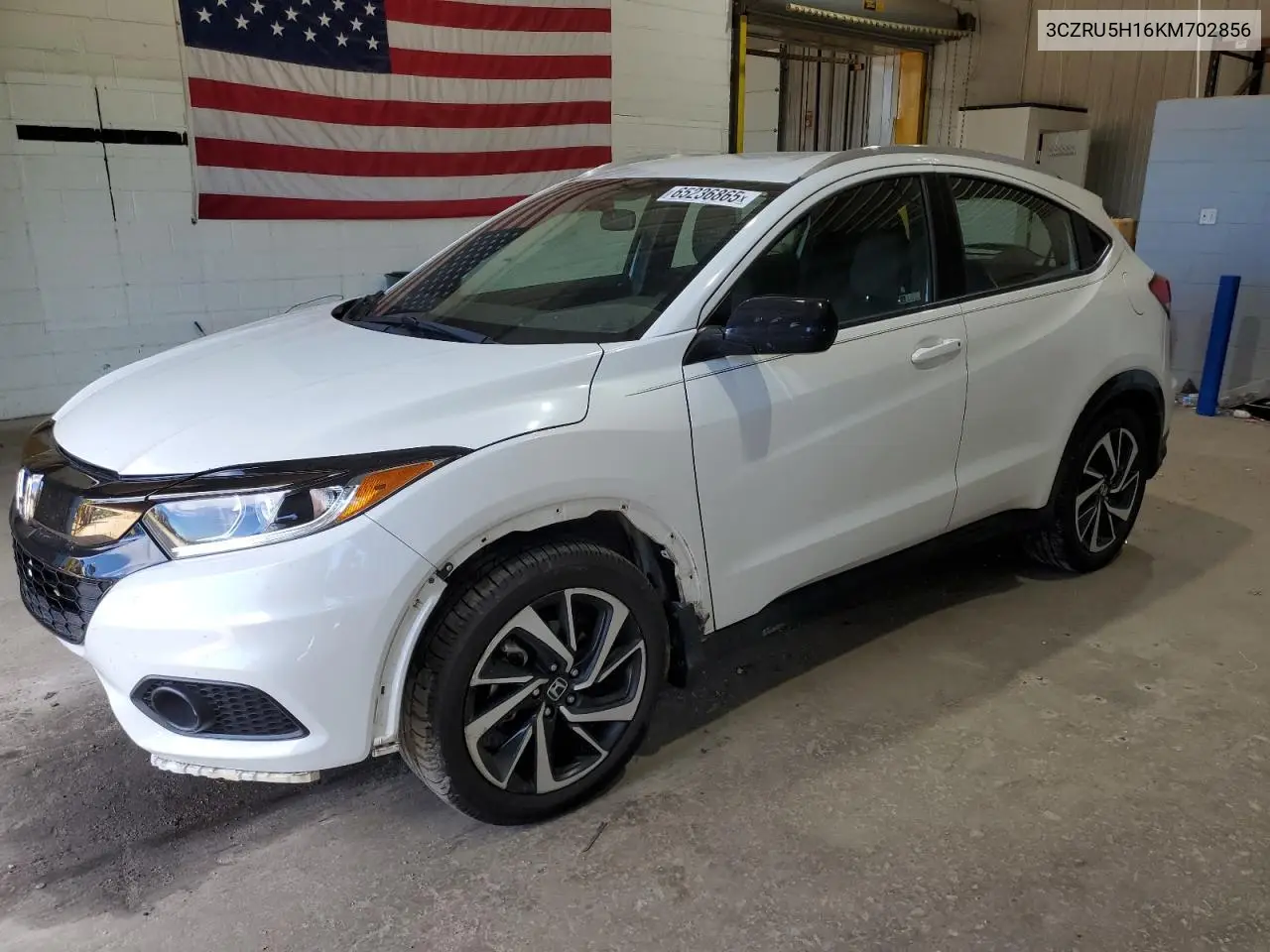 2019 Honda Hr-V Sport VIN: 3CZRU5H16KM702856 Lot: 65236865
