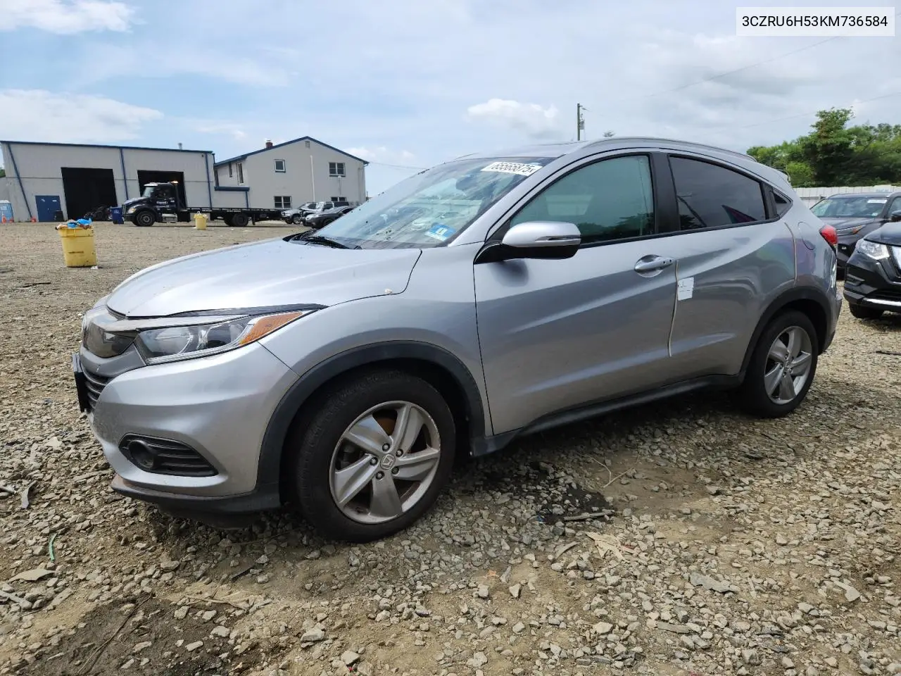2019 Honda Hr-V Ex VIN: 3CZRU6H53KM736584 Lot: 65565875
