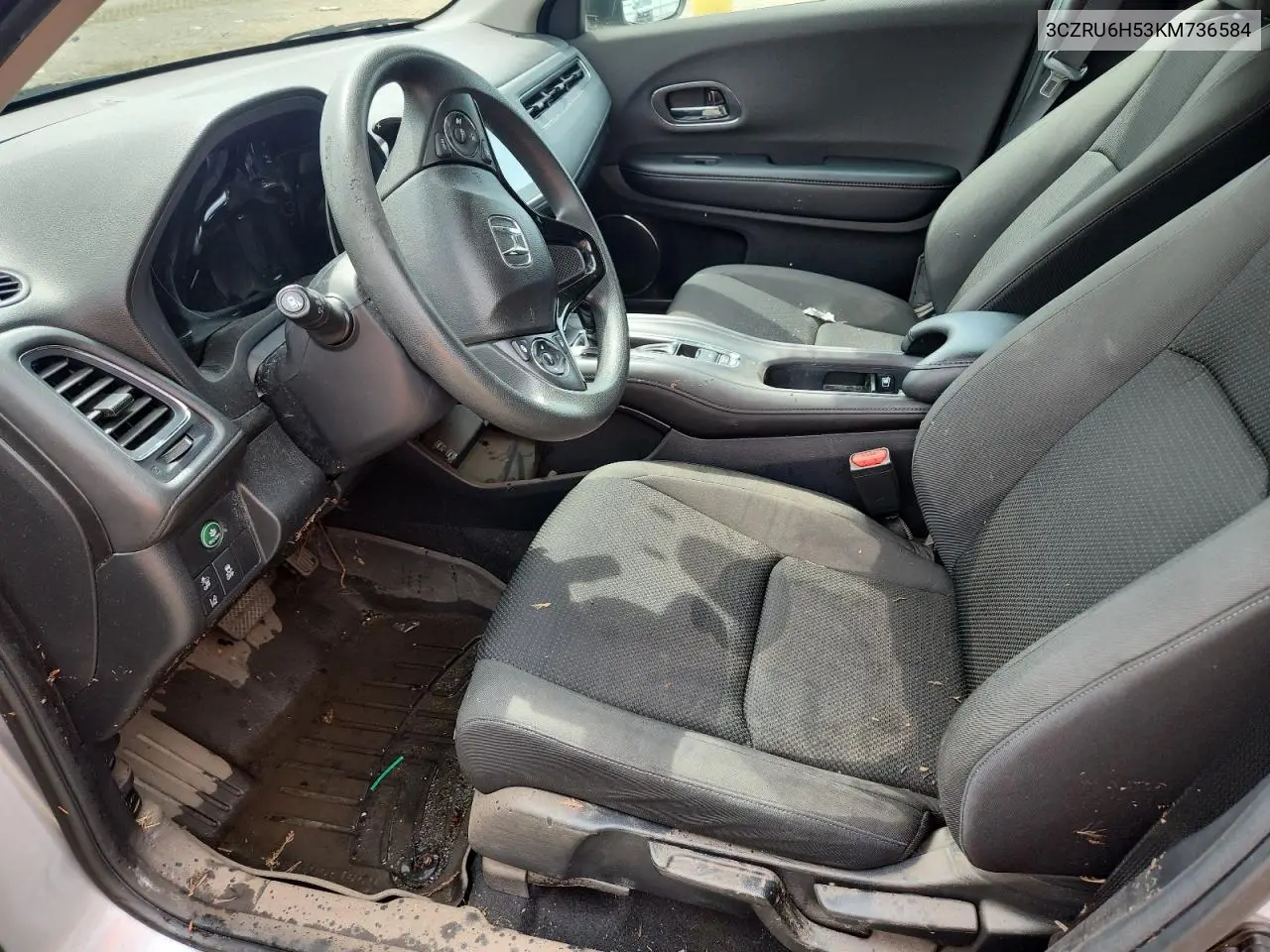 2019 Honda Hr-V Ex VIN: 3CZRU6H53KM736584 Lot: 65565875