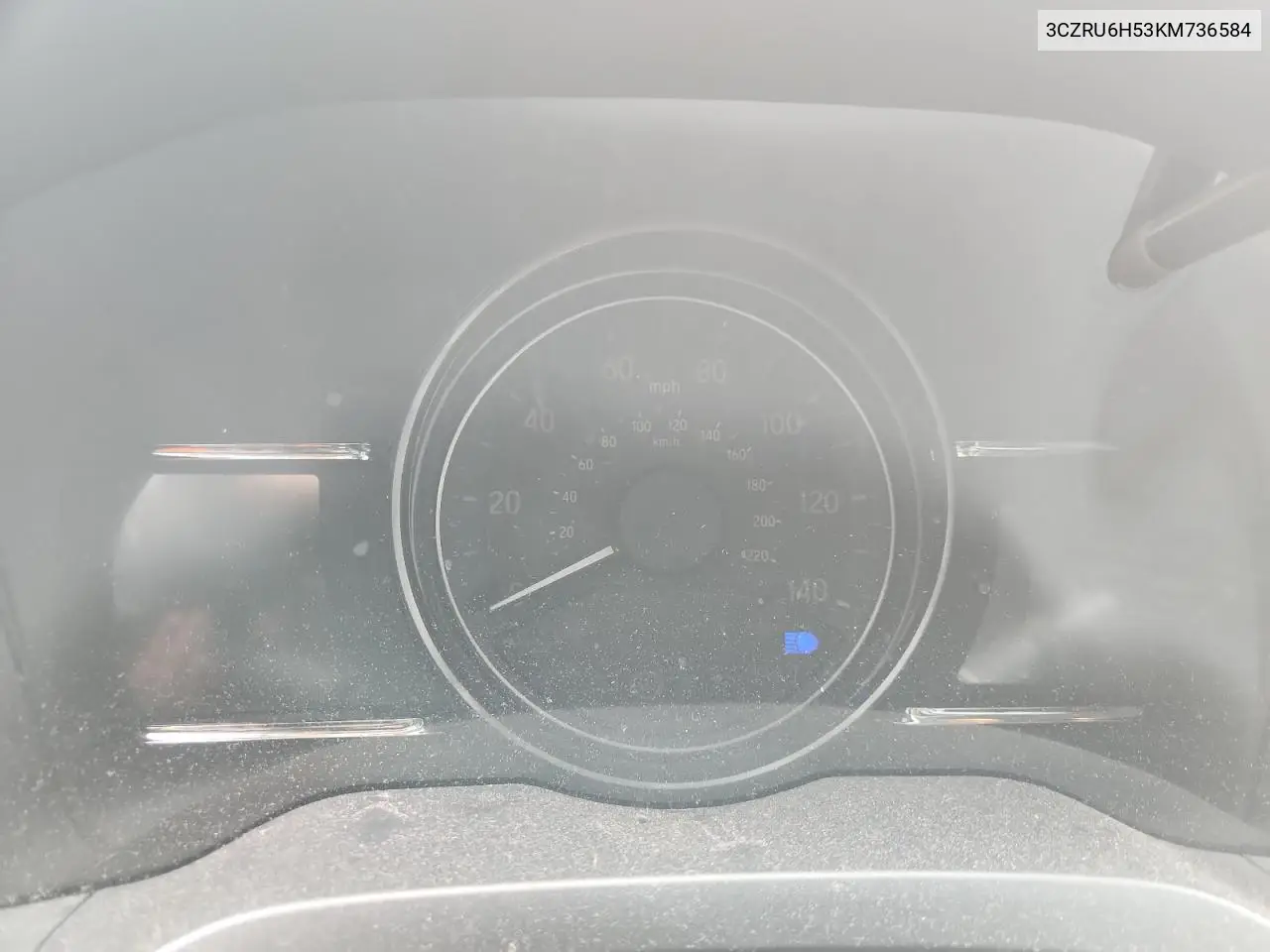 2019 Honda Hr-V Ex VIN: 3CZRU6H53KM736584 Lot: 65565875