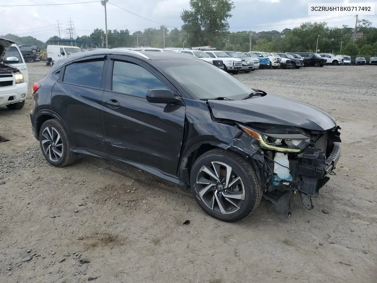 2019 Honda Hr-V Sport VIN: 3CZRU6H18KG717492 Lot: 65705365