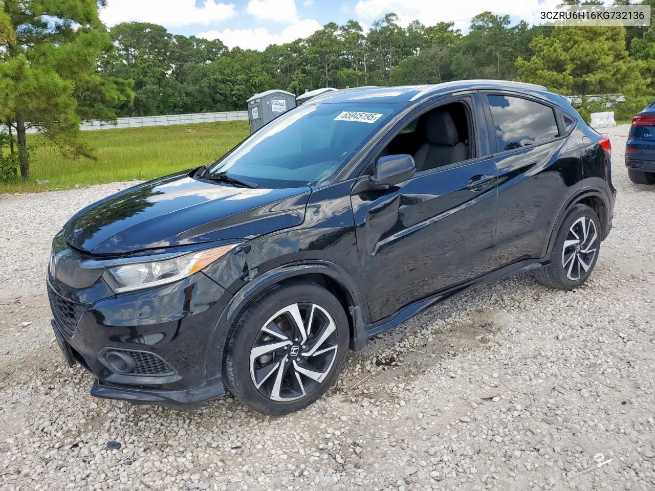 2019 Honda Hr-V Sport VIN: 3CZRU6H16KG732136 Lot: 65945195