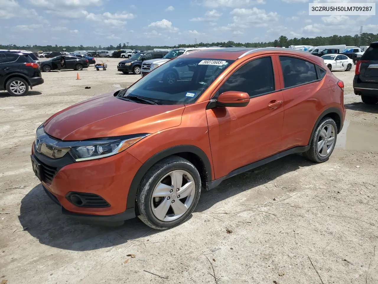 2020 Honda Hr-V Ex VIN: 3CZRU5H50LM709287 Lot: 56073685