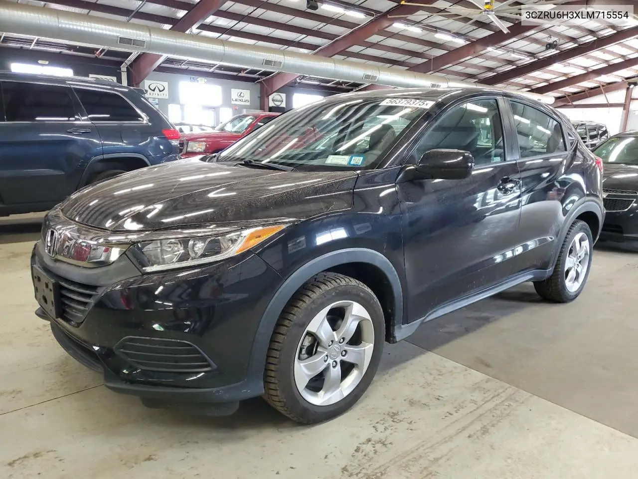 2020 Honda Hr-V Lx VIN: 3CZRU6H3XLM715554 Lot: 56379375