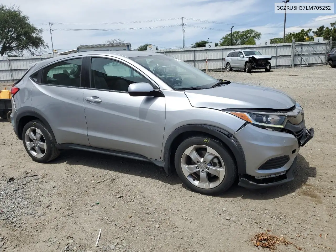 2020 Honda Hr-V Lx VIN: 3CZRU5H37LM705252 Lot: 56818745