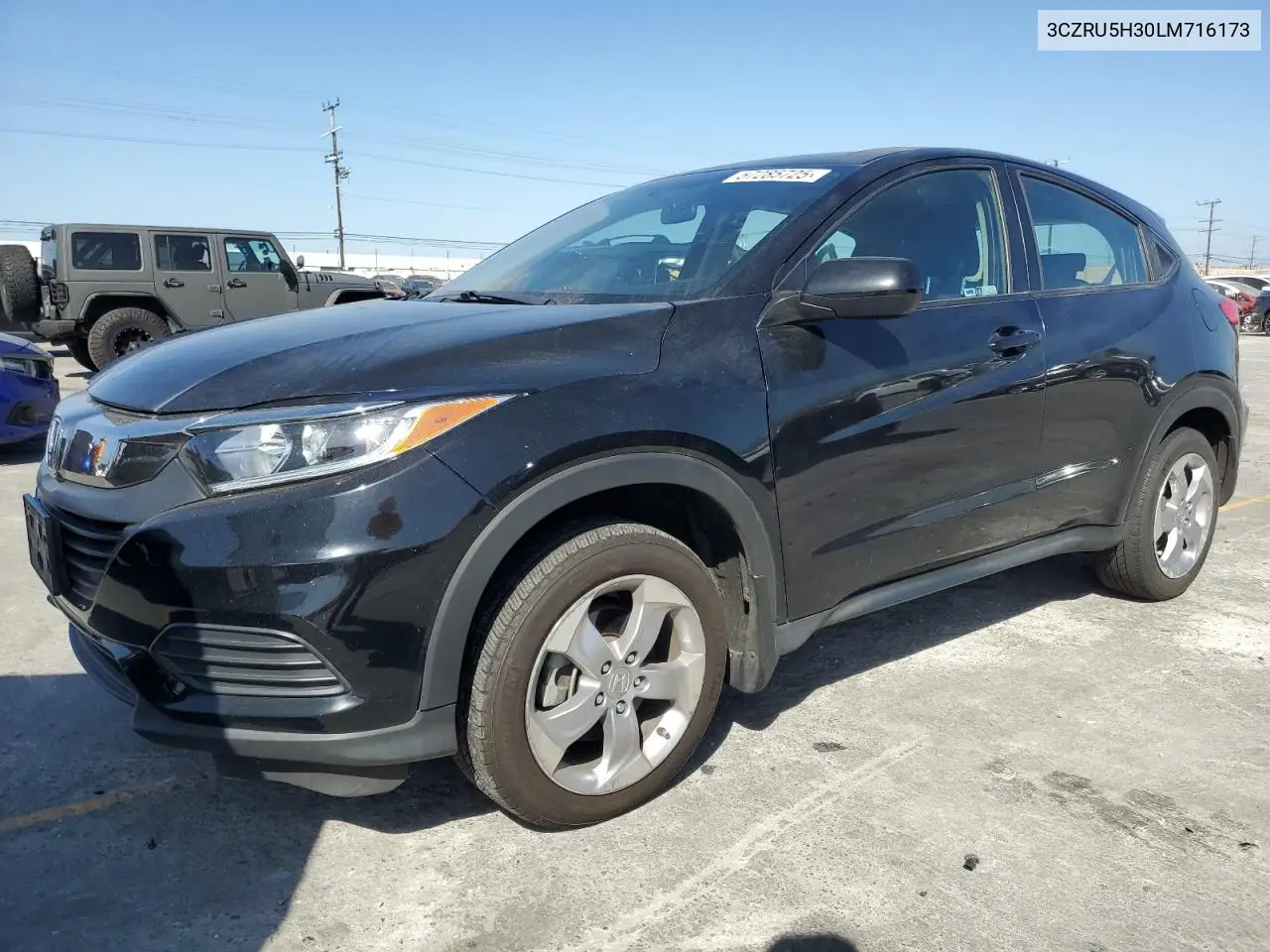 2020 Honda Hr-V Lx VIN: 3CZRU5H30LM716173 Lot: 57285725