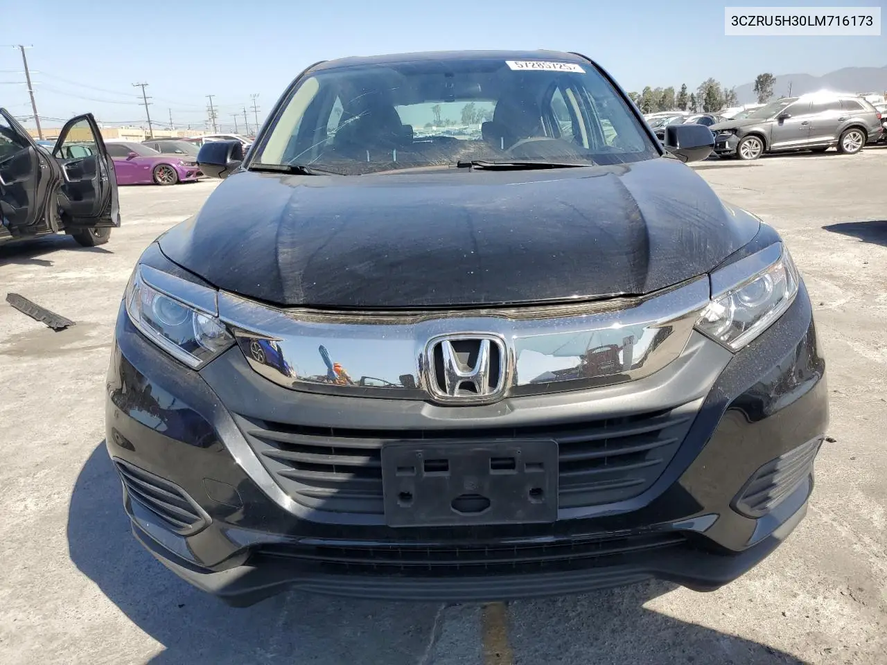 2020 Honda Hr-V Lx VIN: 3CZRU5H30LM716173 Lot: 57285725