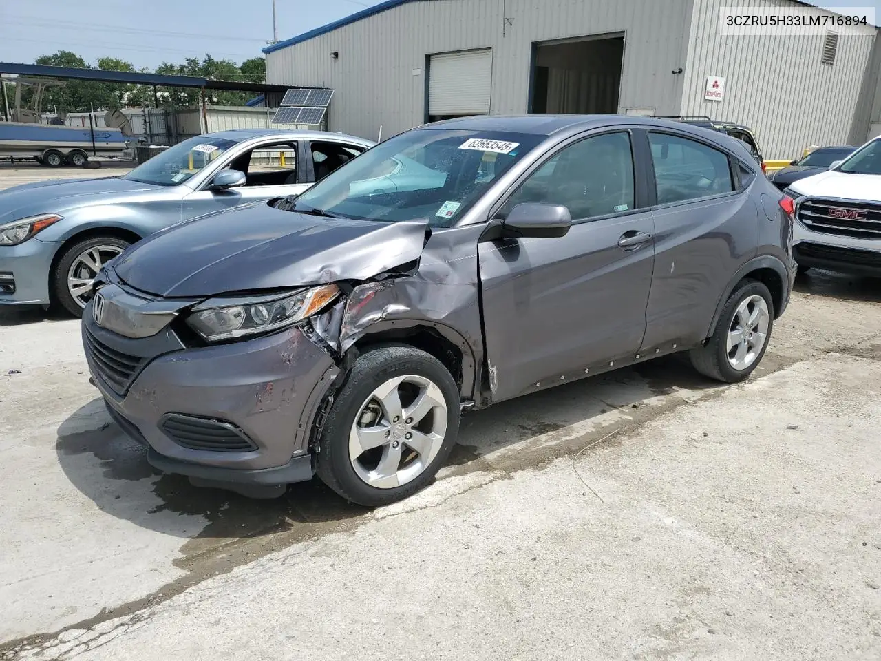 2020 Honda Hr-V Lx VIN: 3CZRU5H33LM716894 Lot: 62653545