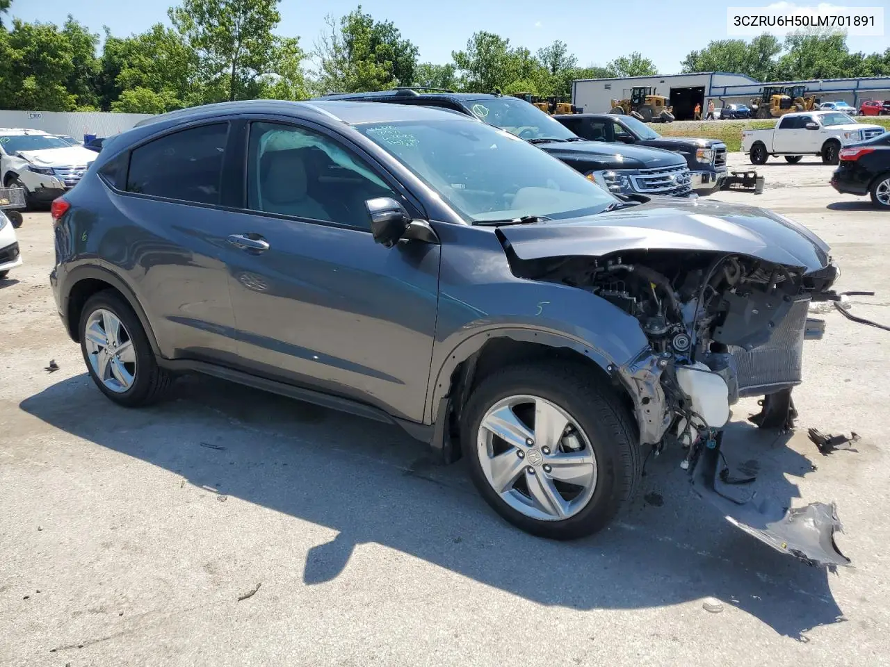2020 Honda Hr-V Ex VIN: 3CZRU6H50LM701891 Lot: 62901055