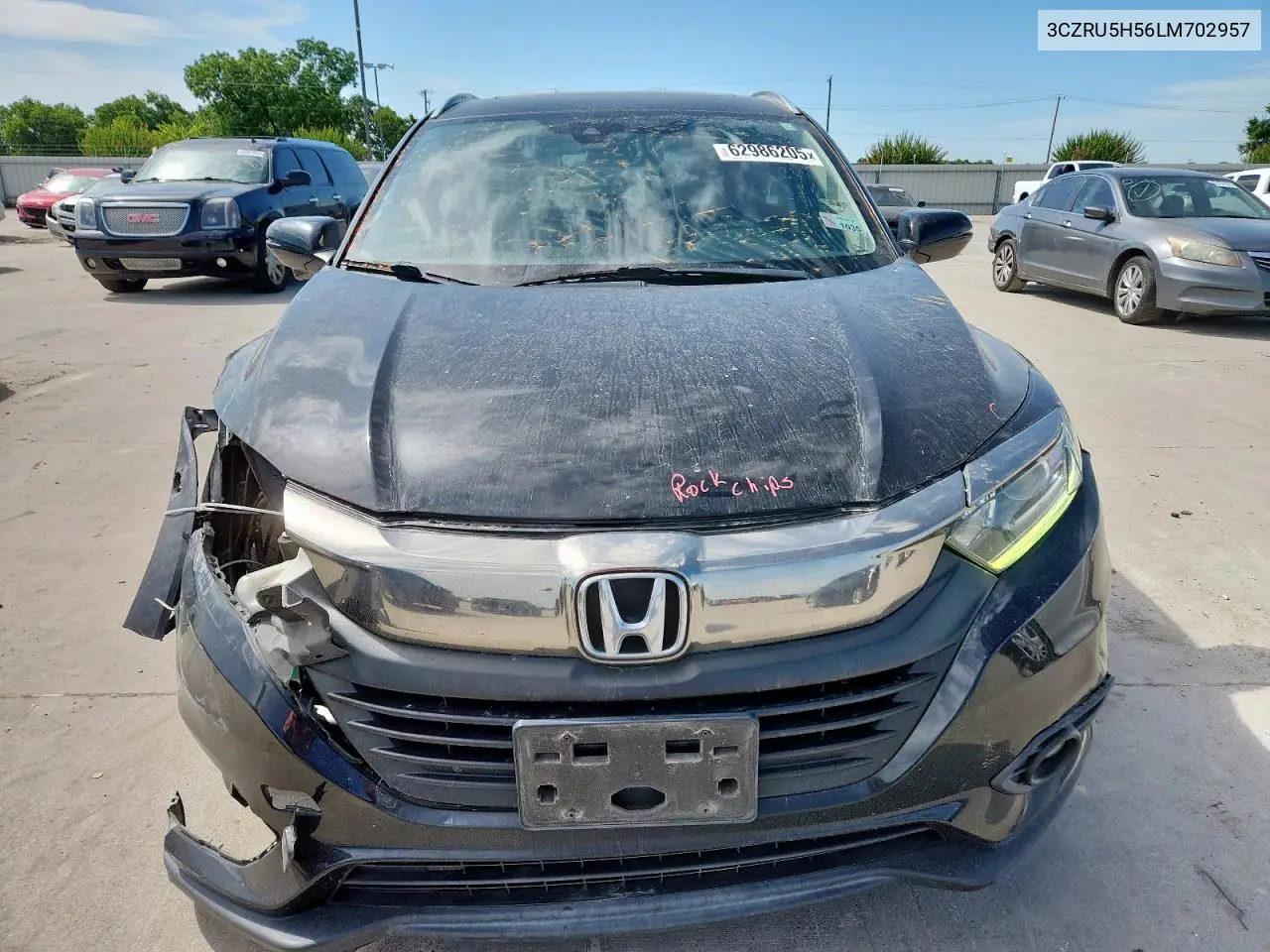 2020 Honda Hr-V Ex VIN: 3CZRU5H56LM702957 Lot: 62986205