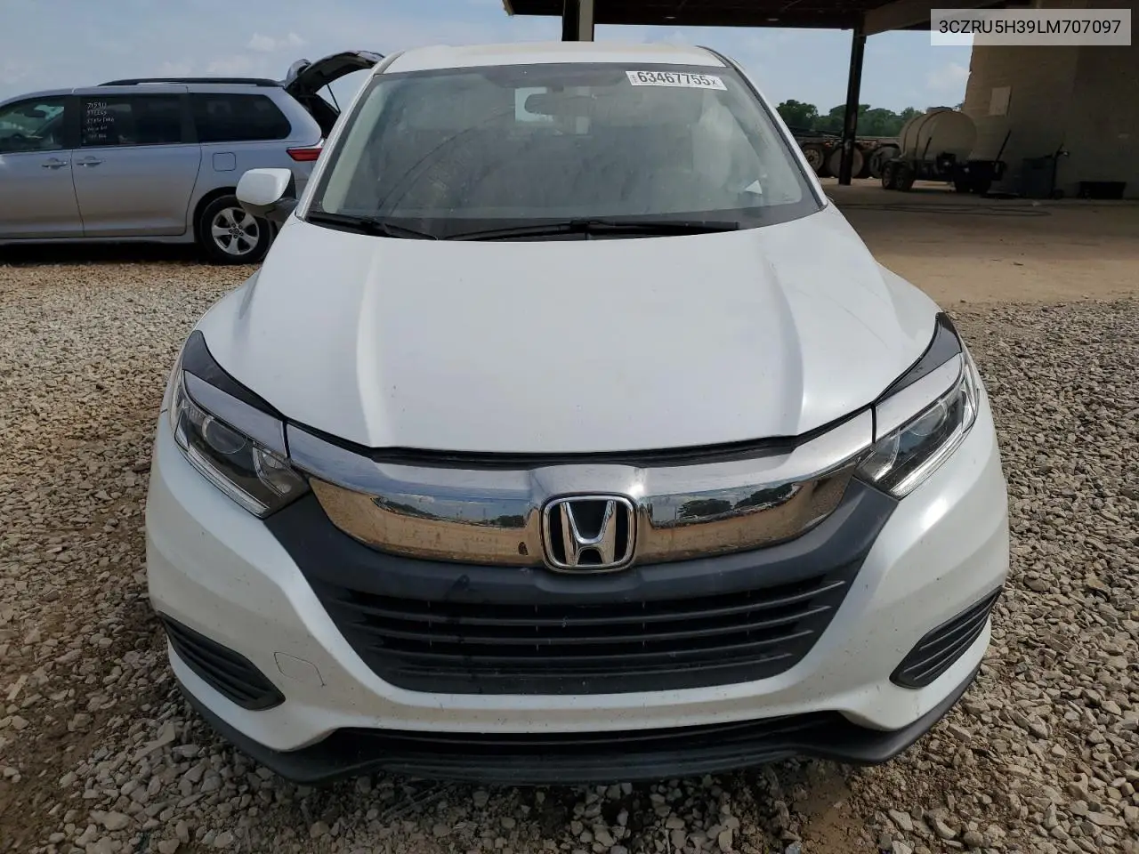 2020 Honda Hr-V Lx VIN: 3CZRU5H39LM707097 Lot: 63467755