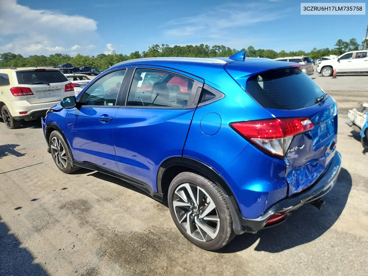 2020 Honda Hr-V Sport VIN: 3CZRU6H17LM735758 Lot: 65187795