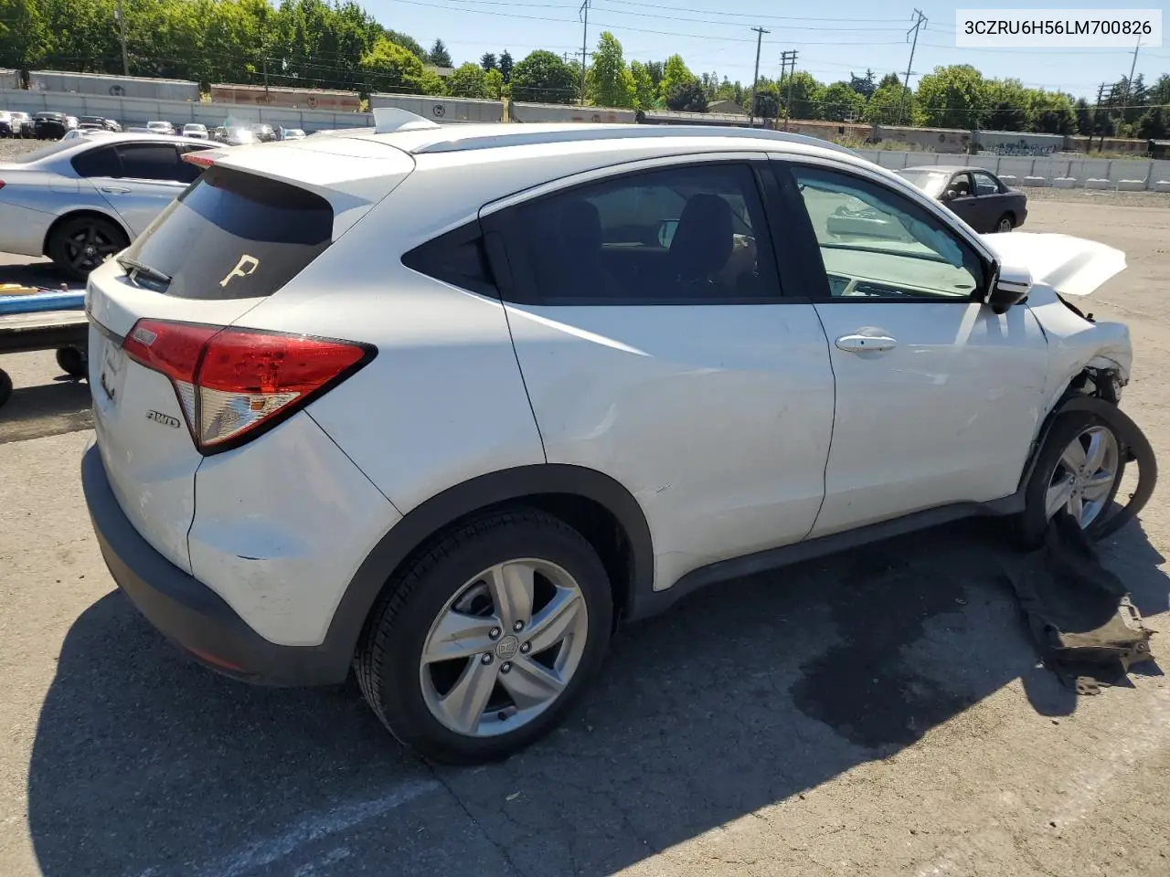 2020 Honda Hr-V Ex VIN: 3CZRU6H56LM700826 Lot: 65228835